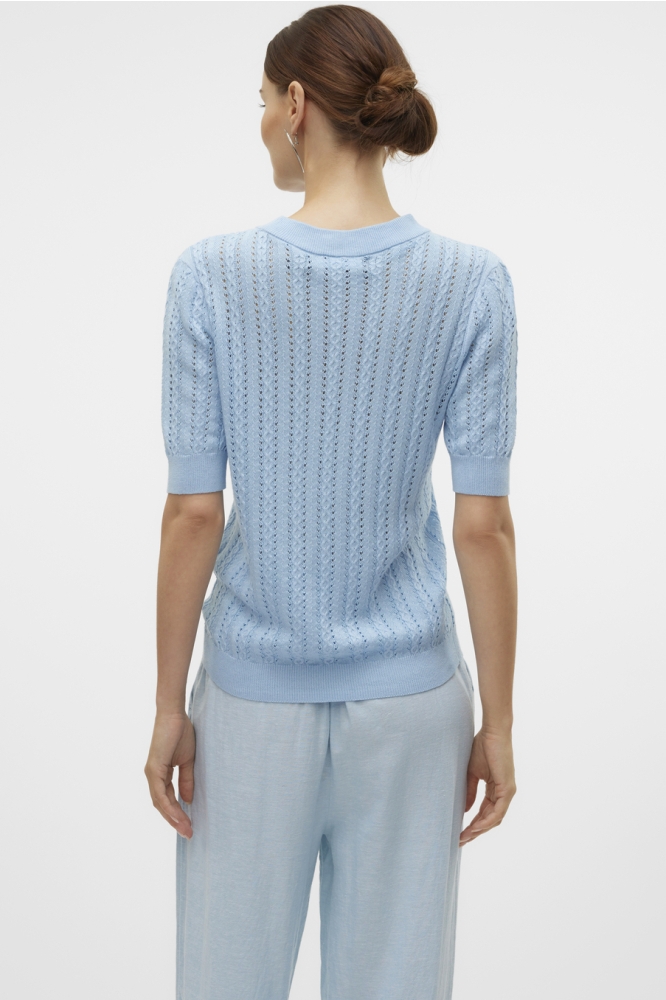 VMMORENA 2/4 O-NECK PULLOVER GA BOO 10321893 Airy Blue