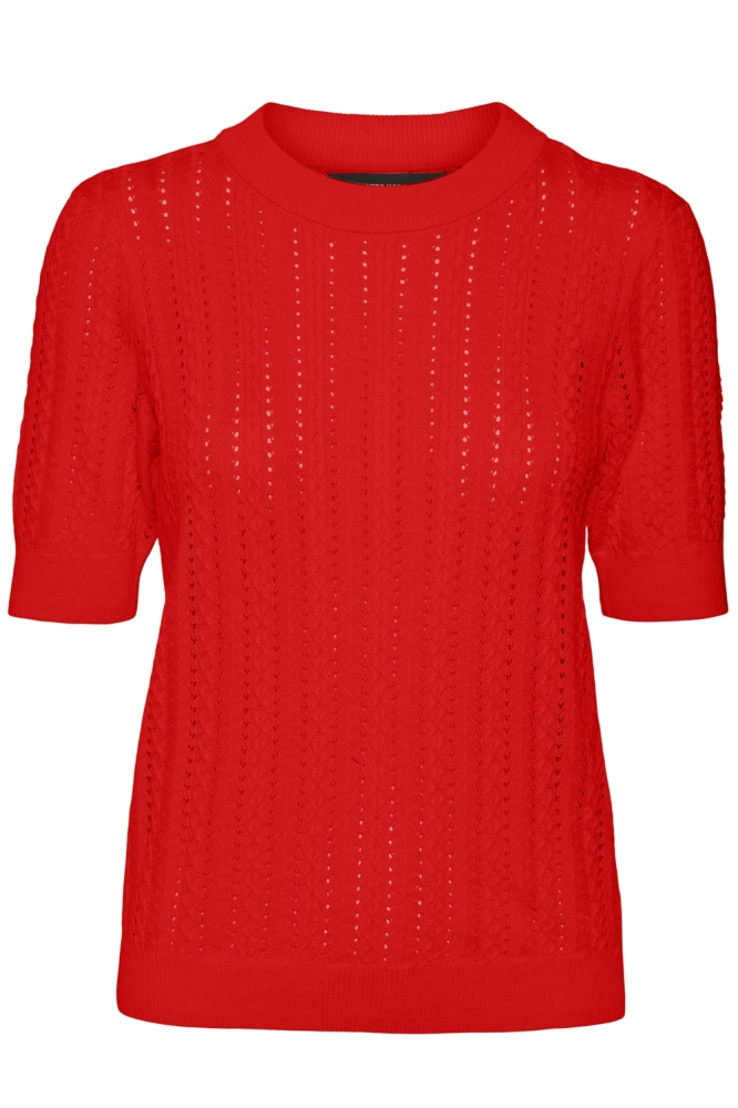 VMMORENA 2/4 O-NECK PULLOVER GA BOO 10321893 Fiery Red