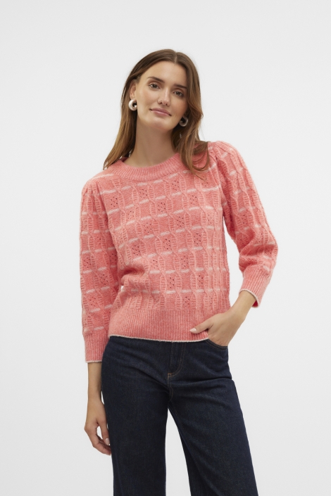 Vero Moda vmnewleonor 3/4 o-neck pullover ga