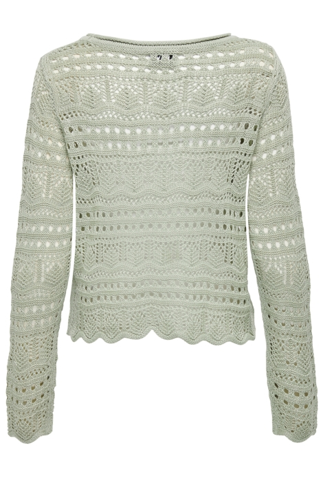 Jacqueline de Yong jdysun lay l/s boatneck pullov. knt