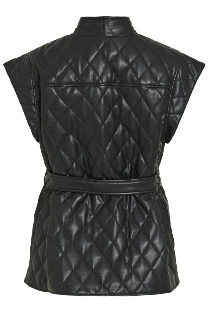 VIELBARA S/L QUILTED COATED VEST 14097835 Black Beauty