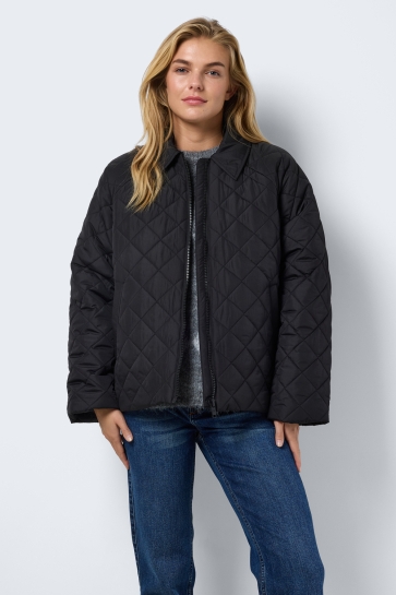 Noisy may Jas NMGILLY QUILTED JACKET FWD DD 27032713 Black/W/O NM LOG