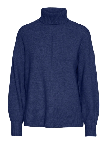 Pieces Trui PCMALOU LS ROLLNECK KNIT NOOS BC 17150960 BELLWETHER BLUE