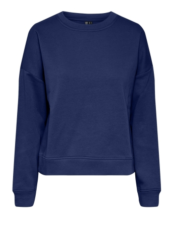 Pieces Trui PCCHILLI LS SWEAT NOOS BC 17113432 BELLWEATHER BLUE