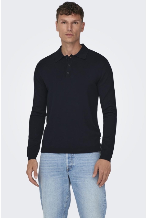 Only & Sons onswyler life reg 14 ls polo knit n