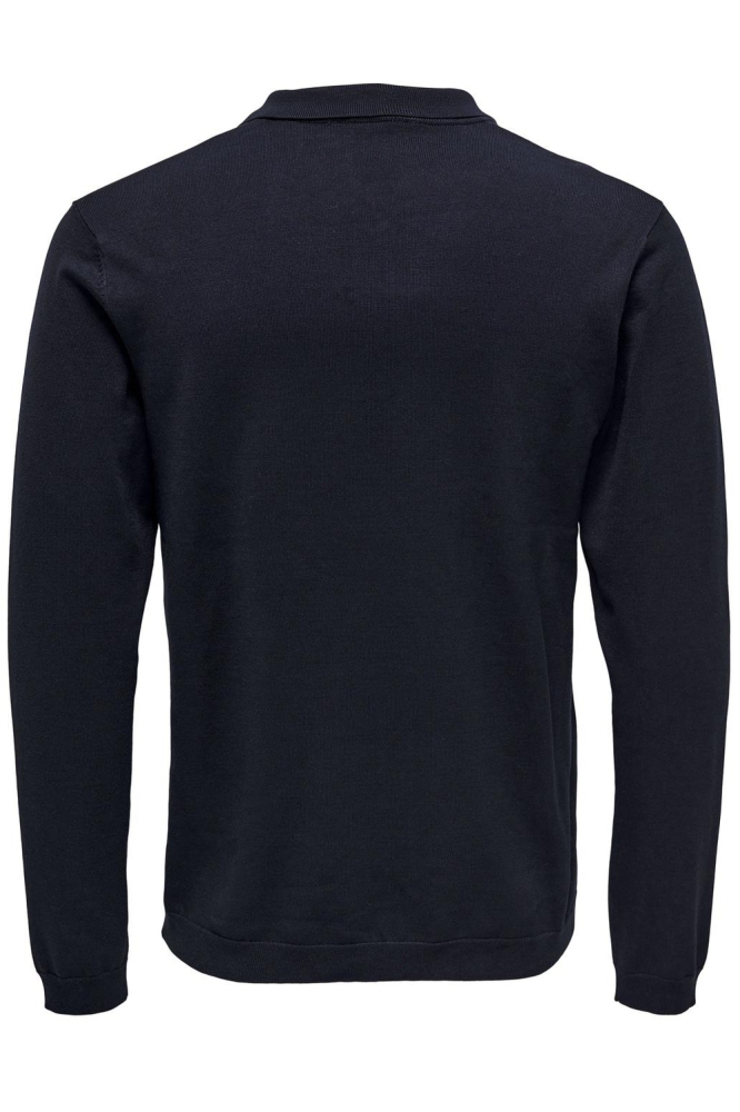 ONSWYLER LIFE REG 14 LS POLO KNIT N 22021184 Dark navy