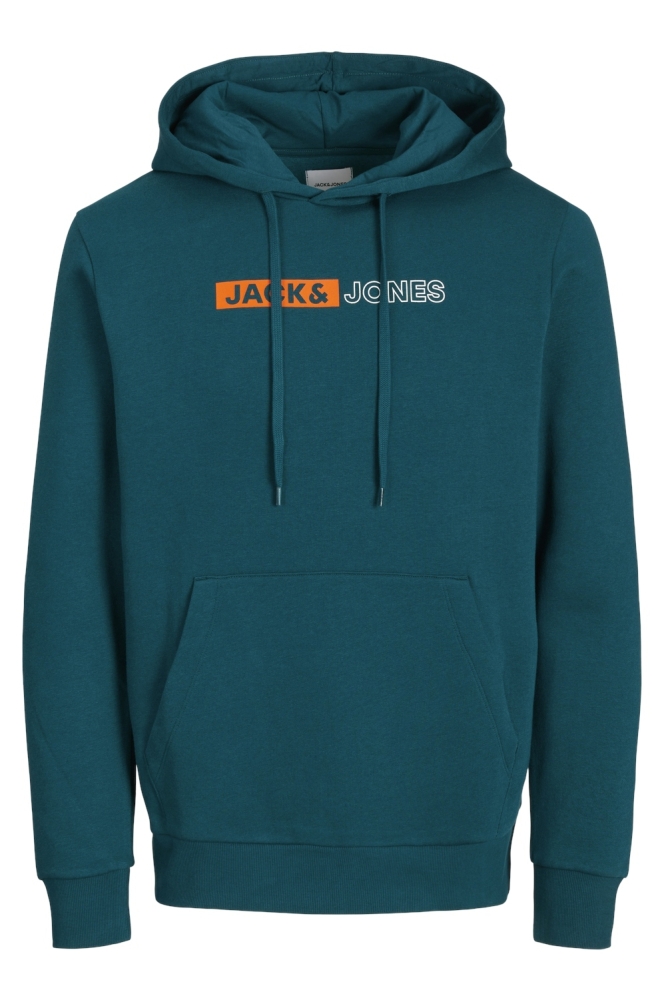 JJECORP LOGO SWEAT HOOD PLAY NOOS 12233599 Deep Teal/PLAY 5