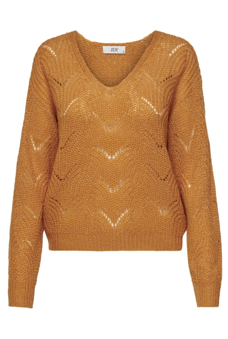 Jacqueline de Yong jdybadut l/s v-neck struc glitt pul