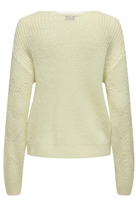 Jacqueline de Yong jdybadut l/s v-neck struc glitt pul