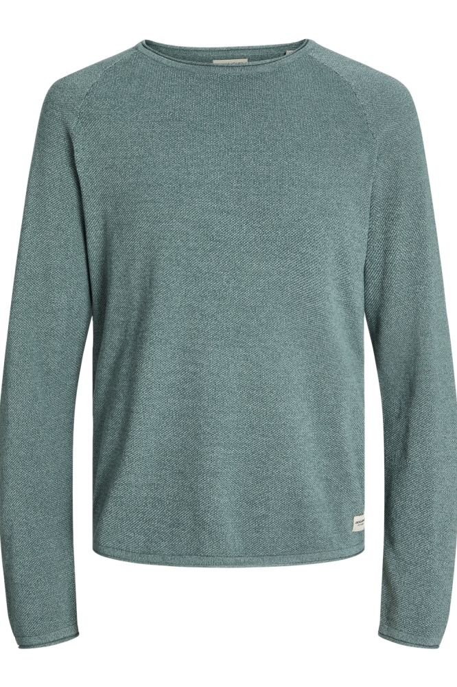 JJEHILL KNIT CREW NECK NOOS 12157321 Goblin Blue/Twist