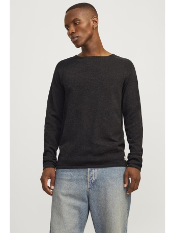 Jack & Jones Trui JJEHILL KNIT CREW NECK NOOS 12157321 MULCH/TWIST