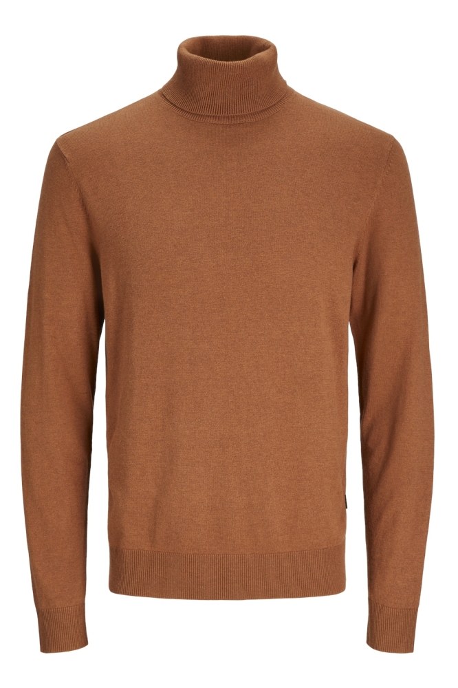 JJEEMIL KNIT ROLL NECK NOOS 12157417 MOCHA BISQUE