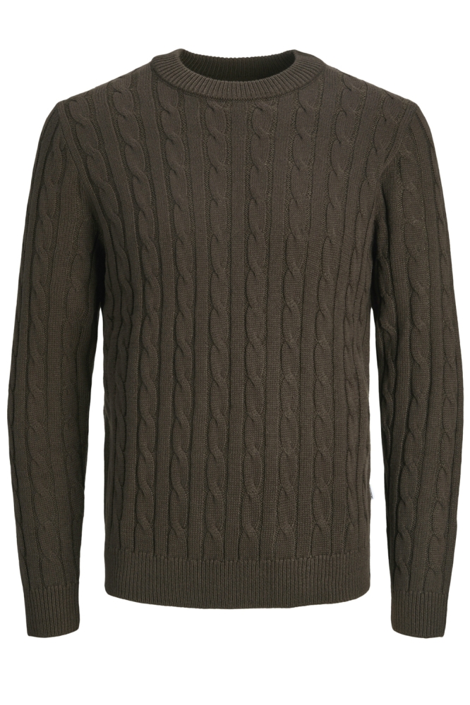 JJEROSS KNIT CREW NECK SN 12257479 MULCH