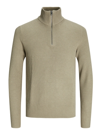 Jack & Jones Trui JJEPERFECT KNIT HALF ZIP SN 12257773 Crockery