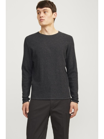 Jack & Jones Trui JJECOOPER KNIT CREW NECK NOOS 12258407 Dark Grey Melange