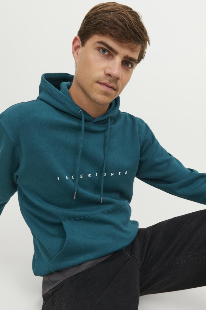 JJESTAR JJ SWEAT HOOD NOOS 12233972 DEEP TEAL