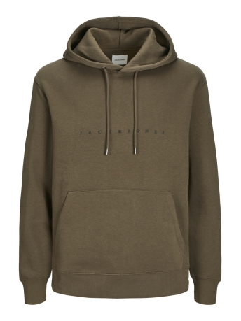 Jack & Jones Trui JJESTAR JJ SWEAT HOOD NOOS 12233972 CANTEEN