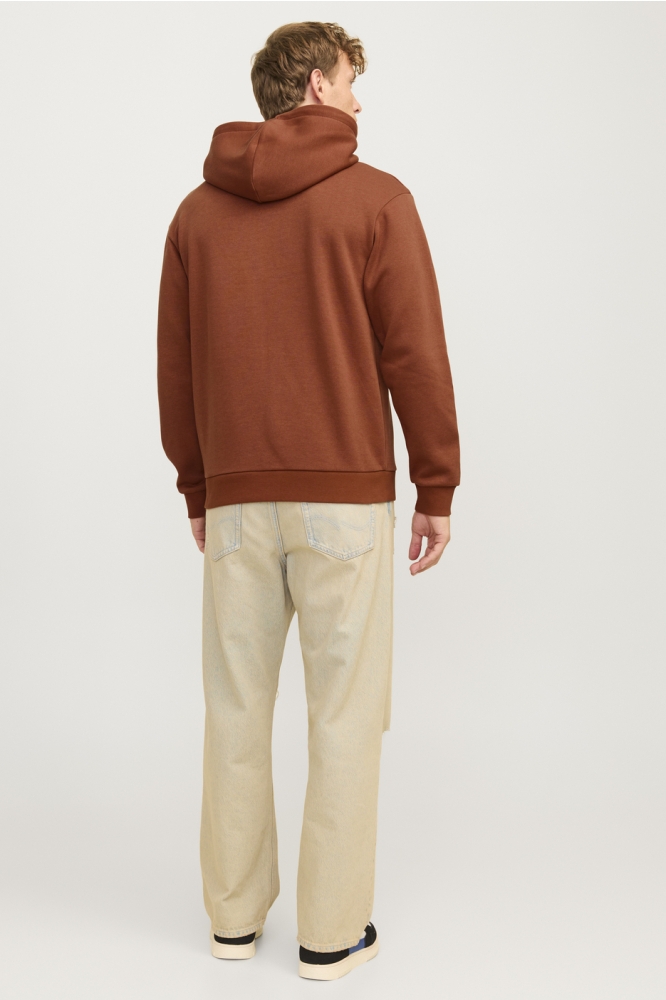 JJEBRADLEY SWEAT HOOD NOOS 12249340 MOCHA BISQUE