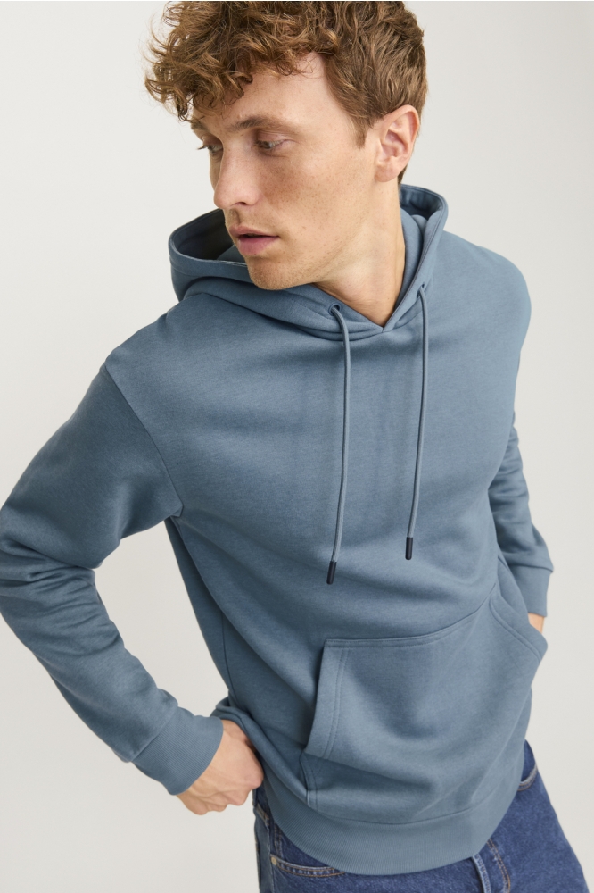 JJEBRADLEY SWEAT HOOD NOOS 12249340 GOBLIN BLUE