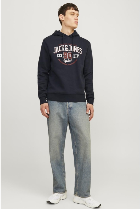 Jack & Jones jjelogo sweat hood 2 col 24/25 noos