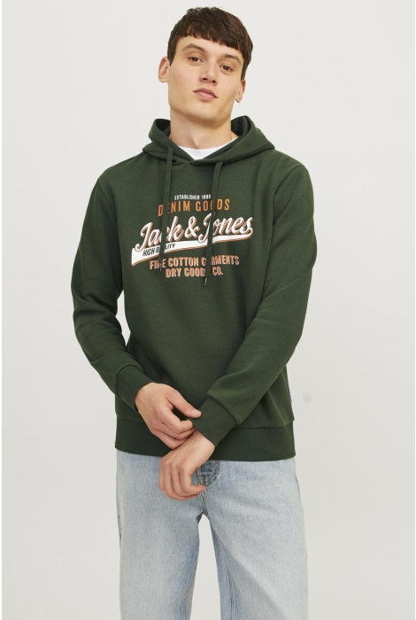 Jack & Jones jjelogo sweat hood 2 col 24/25 noos