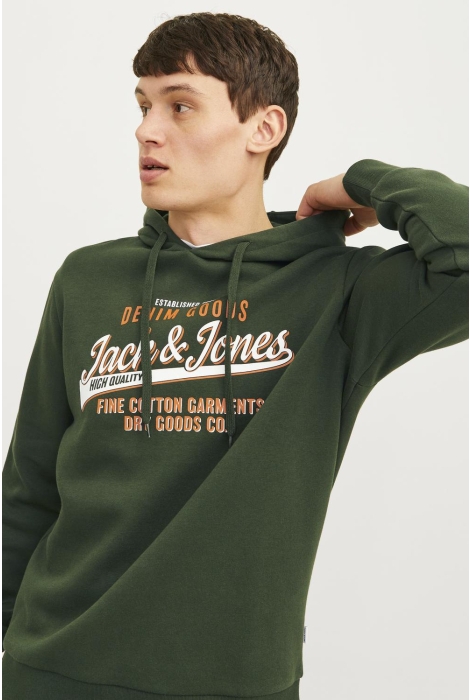 Jack & Jones jjelogo sweat hood 2 col 24/25 noos