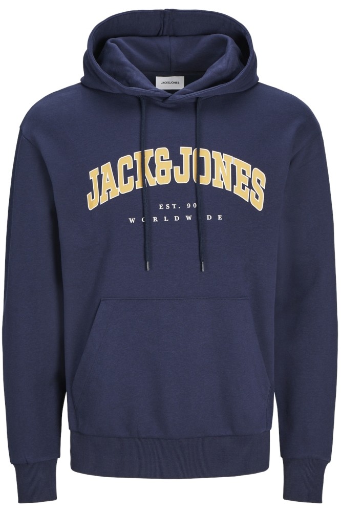 JJECALEB VARSITY SWEAT HOOD NOOS 12256521 Navy Blazer