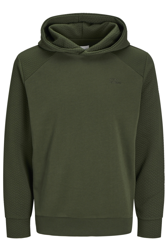 JJESTAPLE SWEAT HOOD 12258488 KOMBU GREEN