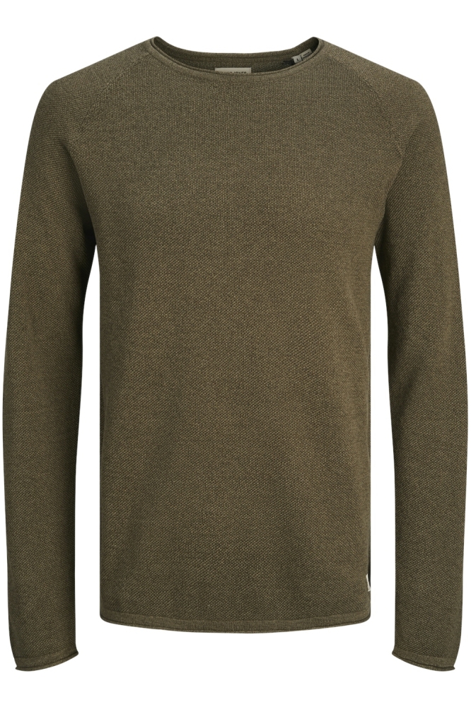 JJEHILL KNIT CREW NECK NOOS 12157321 Canteen/Twist