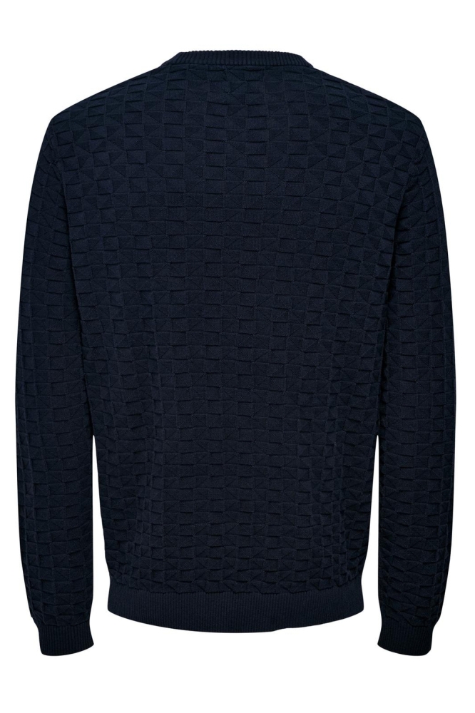 ONSKALLE REG 12 STRUC CREW KNIT NOO 22026559 Dark Navy