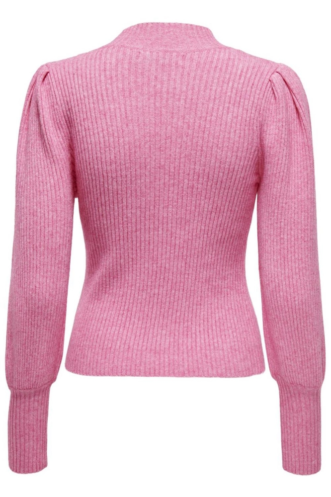 ONLKATIA L/S HIGHNECK PULLOVER KNT 15232494 Carmine Rose/Melange