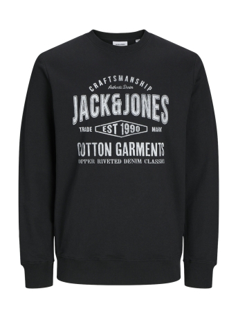 Jack & Jones Trui JJJEANS SWEAT O-NECK 12257108 Black