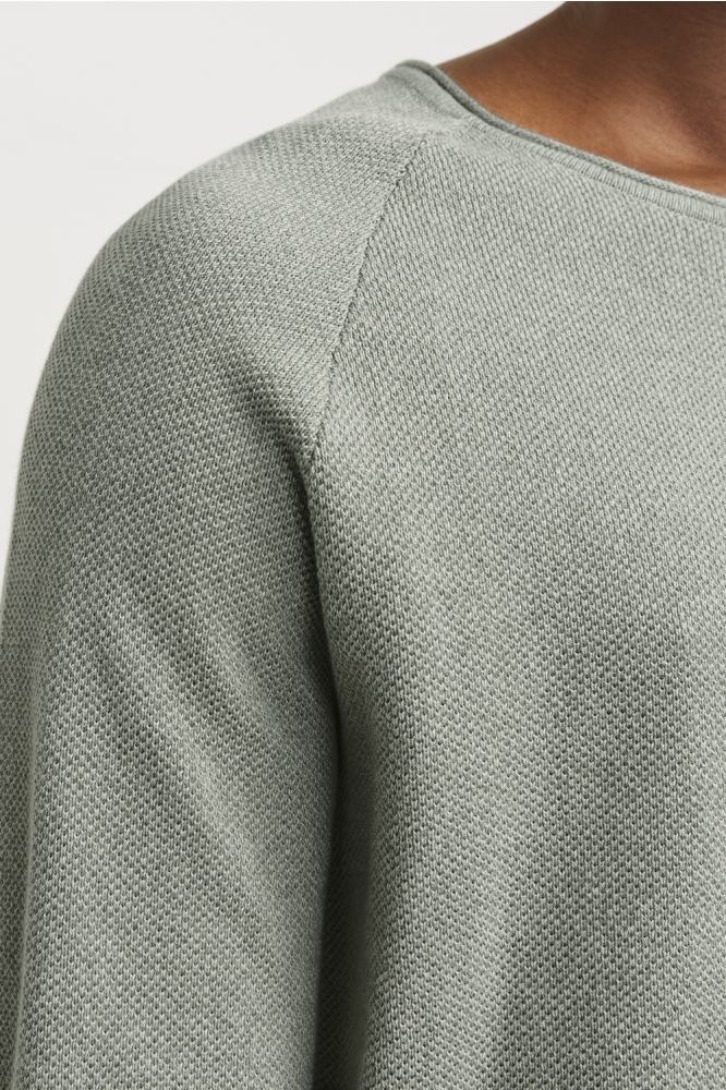 JJEHILL KNIT CREW NECK NOOS 12157321 ICEBERG GREEN/TWIST