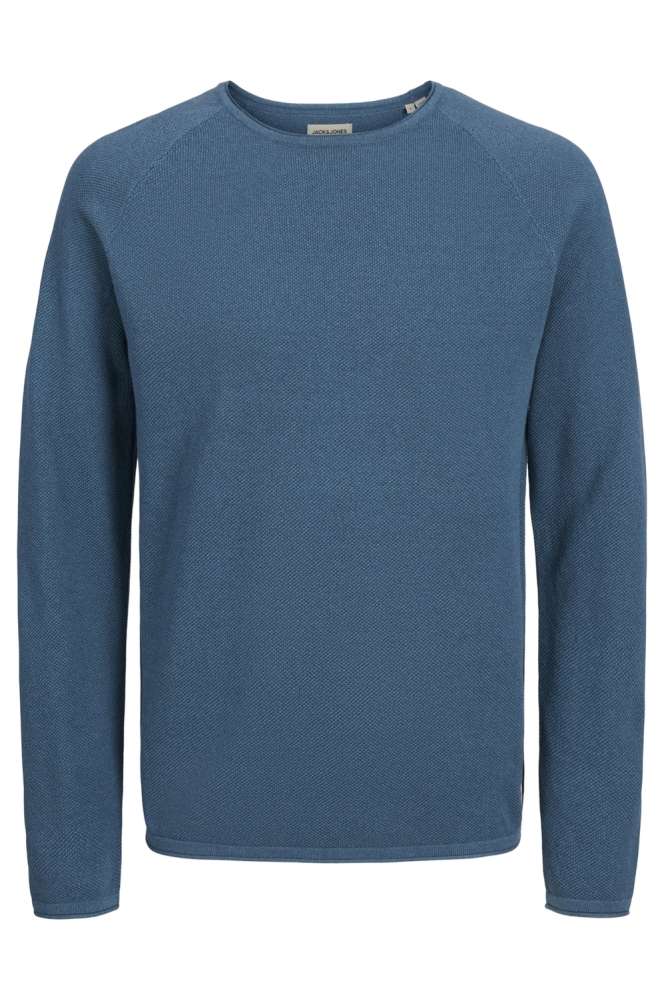 JJEHILL KNIT CREW NECK NOOS 12157321 OCEANVIEW/TWIST