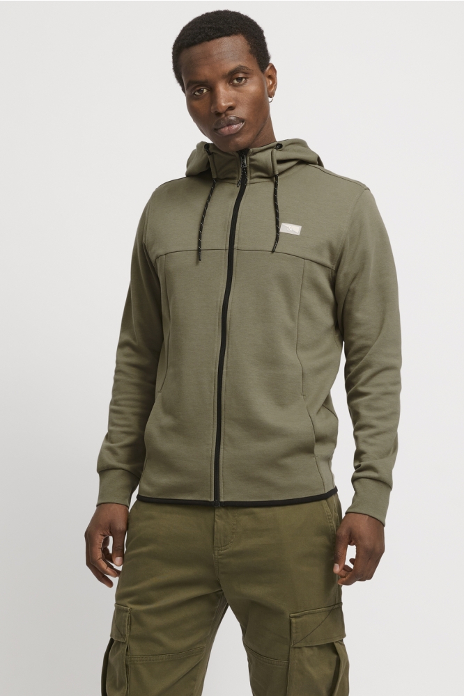 JCOAIR SWEAT ZIP HOOD NOOS 12204926 Smokey Olive