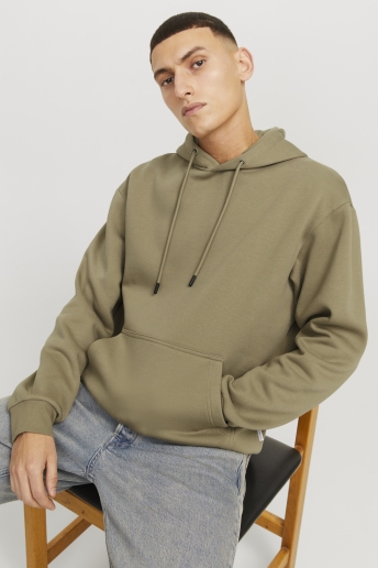 Jack & Jones Trui JJEBRADLEY SWEAT HOOD NOOS 12249340 CORIANDER