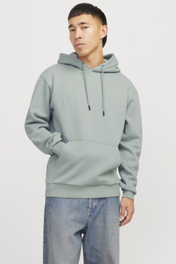 Jack & Jones Trui JJEBRADLEY SWEAT HOOD NOOS 12249340 Iceberg Green