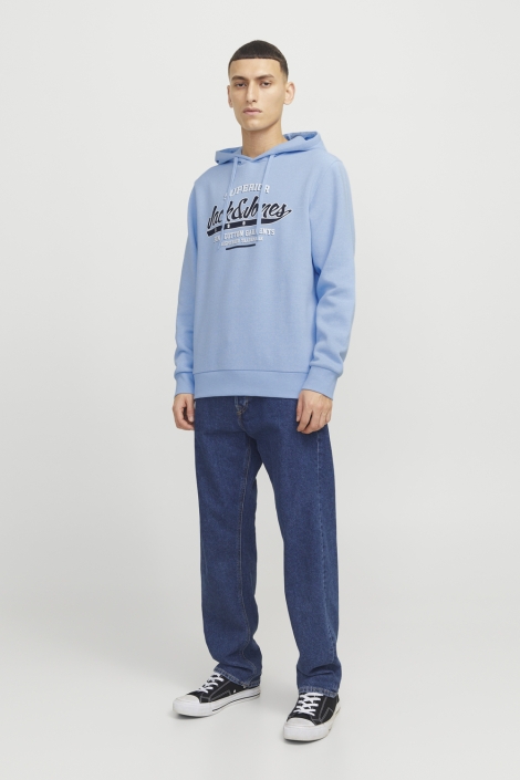 Jack & Jones jjelogo sweat hood 2 col 24/25 noos