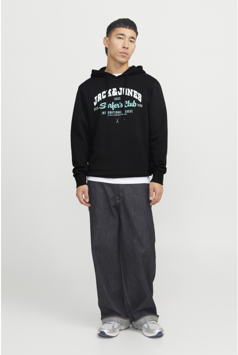 Jack & Jones jjelogo sweat hood 2 col 24/25 noos