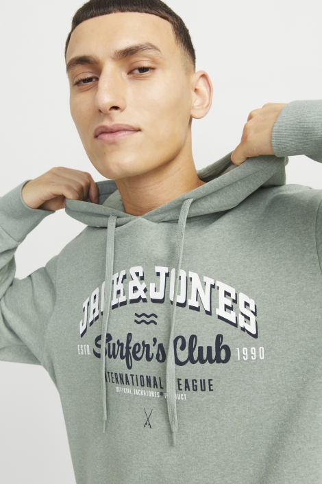 Jack & Jones jjelogo sweat hood 2 col 24/25 noos