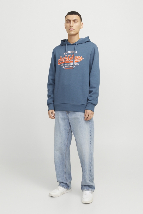 Jack & Jones jjelogo sweat hood 2 col 24/25 noos