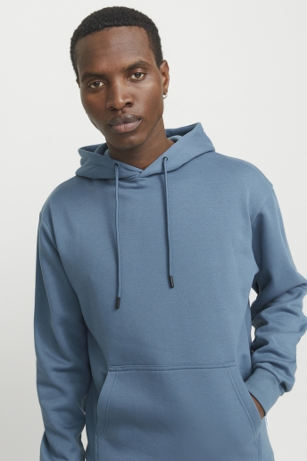 Jack & Jones Trui JJEBRADLEY SWEAT HOOD NOOS 12249340 Oceanview