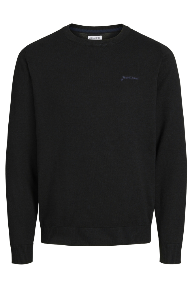 JJBRAD KNIT CREW NECK AW24 12258846 BLACK