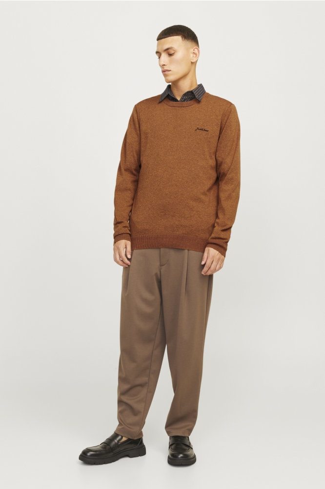 JJBRAD KNIT CREW NECK AW24 12258846 MOCHA BISQUE