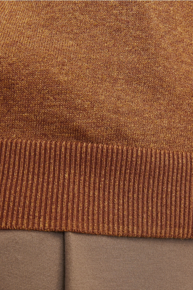 JJBRAD KNIT CREW NECK AW24 12258846 MOCHA BISQUE