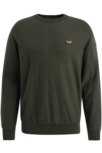 PME legend Trui R NECK PULLOVER PKW0000331 8039