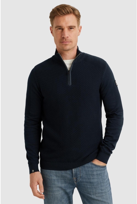 Vanguard half zip collar cotton structure