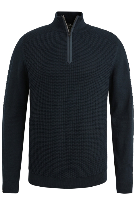 Vanguard half zip collar cotton structure