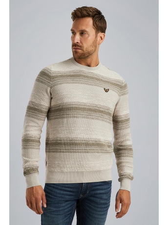 PME legend Trui PULLOVER WITH STRIPE PATTERN PKW2408308 7013