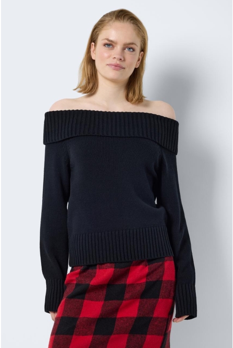 Noisy may nmlima l/s off shoulder knit fwd